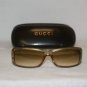 Brand New Gucci 2551 Gold Sunglasses: Mod. 2551 & Case