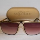 Brand New Gold/Rose Gold Caviar Sunglass Mod.7355 C & Case