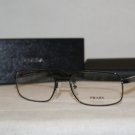 Brand New Prada 62N Shiny Black 54-17 Eyeglasses: Mod. VPR 62N (7AX-1O1) & Case