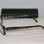 Brand New Prada 18M Gray on Blue 53-15 Eyeglasses: Mod. VPR 18M (RY0-1O1) & Case