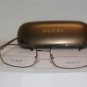 Brand New Gucci 1764N Silver JE2 Eyeglasses: Mod. 1764 1764/N 55-18 & Case