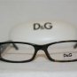New D&G Dolce & Gabbana DD 1163 Havana 502 Eyeglasses: Mod. DD1163 50-15 & Case
