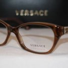Brand New VERSACE Eyeglass Mod. 3170-B Col. 772 54-16-135 &Case W/STONES!!!