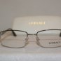 Brand New Versace VE 1198 Silver 1000 Eyeglasses: Mod. VE1198 53-17 & Case