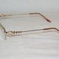 New Christian Dior 3553 Gold 50-19 Eyeglasses: Mod. 3553 50-19 & Case