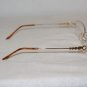 New Christian Dior 3553 Gold 50-19 Eyeglasses: Mod. 3553 50-19 & Case
