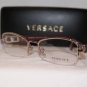 Brand New VERSACE Eyeglass Mod. 1187-B Col.1012 53-17-135 & Case