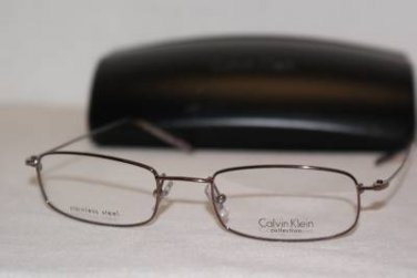 New Calvin Klein Collection Eyeglass Mod.437  Col. 529 50-20-140 & Case