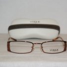 Brand New Vogue 3577 Shiny Brown 50-18 Eyeglasses: Mod. 3577 (900) & Case