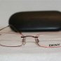 New DKNY Donna Karan 6448 Red (550) Eyeglasses: Mod. 6448 48-18 & Case