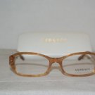 Brand New Versace 3135-B Light Brown 51-16 Eyeglasses: Mod. 3135-B (839) & Case