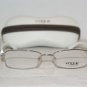 Brand New Vogue 3713 Shiny Silver 51-17 Eyeglasses: Mod. 3713-B (323) & Case