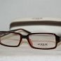 Brand New Vogue 2666 Dark Red 52-16 Eyeglasses: Mod. 2666A (1852) & Case