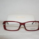Brand New Versace 3122 Clear Red 52-16 Eyeglasses: Mod. 3122 (388) & Case