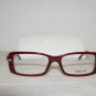 Brand New Versace 3122 Clear Red 52-16 Eyeglasses: Mod. 3122 (388) & Case