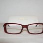Brand New Versace 3122 Clear Red 52-16 Eyeglasses: Mod. 3122 (388) & Case