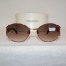 Brand New YSL Yves Saint Laurent 6036 Vintage Gold Sunglasses: Mod. 6036 & Case
