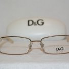 New D&G Dolce & Gabbana DD 5073 Gold 493 Eyeglasses: Mod. DD5073 51-16 & Case