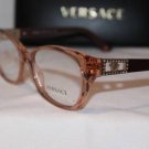 Brand New VERSACE Eyeglass Mod. 3170-B Col. 772 52-16-135 & Case W/STONES!!!