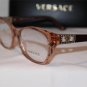 Brand New VERSACE Eyeglass Mod. 3170-B Col. 772 52-16-135 & Case W/STONES!!!