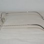 New Calvin Klein 162 Shiny Silver 51-19 Eyeglasses: Mod. 162 (565) 51-19 & Case