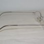 New Calvin Klein 162 Shiny Silver 51-19 Eyeglasses: Mod. 162 (565) 51-19 & Case