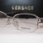 Brand New VERSACE Eyeglass Mod. 1215-B Col.1000 51-16-135 &Case W/STONES!!!