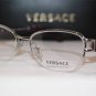 Brand New VERSACE Eyeglass Mod. 1215-B Col.1000 51-16-135 &Case W/STONES!!!