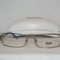 New D&G Dolce & Gabbana 51-17 Shiny Silver Eyeglasses: Mod. 5032 (198) & Case