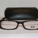 New Dolce & Gabbana D&G 1199 Tortoise 502 Eyeglasses: Mod. 1199 52-16 & Case