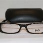 New Dolce & Gabbana D&G 1199 Tortoise 502 Eyeglasses: Mod. 1199 52-16 & Case