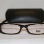 New Dolce & Gabbana D&G 1199 Tortoise 502 Eyeglasses: Mod. 1199 52-16 & Case