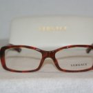 Brand New Versace 3140 Striped Red 52-15 Eyeglasses: Mod. DG 3140 (880) & Case