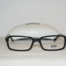 New D&G Dolce & Gabbana 1186 Black 50-16 Eyeglasses: Mod. 1186 (501) & Case