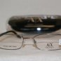 New Armani Exchange AX107 Gunmetal 6LB Eyeglasses: Mod. AX 107 50-17 & Case