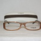 Brand New Vogue 2650 Transparent Brown 52-16 Eyeglasses: Mod. 2650 (W971) & Case