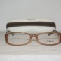 Brand New Vogue 2650 Transparent Brown 52-16 Eyeglasses: Mod. 2650 (W971) & Case