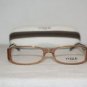 Brand New Vogue 2650 Transparent Brown 52-16 Eyeglasses: Mod. 2650 (W971) & Case