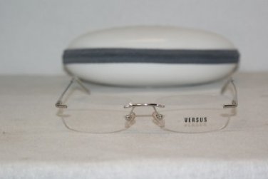 Brand New Versus 7035 Silver 1000 Eyeglasses: Mod. 7035 52-16 & Case
