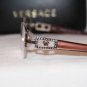Brand New VERSACE Eyeglass Mod. 1206-B Col.1052 51-17-135 & Case W/STONES!!!