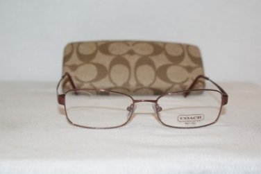 New Coach Dylan Bordeaux 52-17 Eyeglasses: Mod. Dylan 52-17 & Case