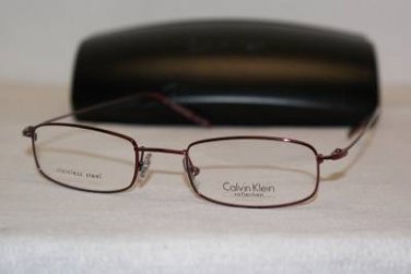 New Calvin Klein Collection Eyeglass Mod.437  Col. 507 48-20-140 & Case