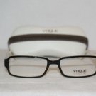 Brand New Vogue 2666 Black Beige 54-16 Eyeglasses: Mod. 2666A (1345) & Case