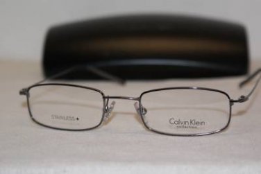 New Calvin Klein Collection Eyeglass Mod.437  Col. 598 48-20-140 & Case