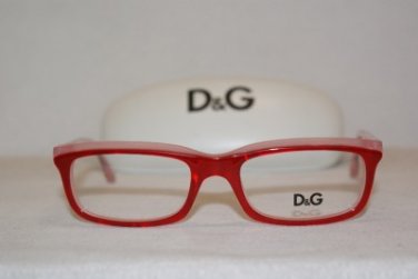 New D&G Dolce & Gabbana DD 1214 Red 1764 Eyeglasses: Mod. DD1214 49-17 & Case