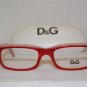 New D&G Dolce & Gabbana DD 1214 Red 1764 Eyeglasses: Mod. DD1214 49-17 & Case