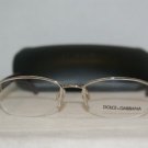 New Dolce & Gabbana 1207 Shiny Gold 53-17 Eyeglasses: Mod. DG 1207 (1023) & Case