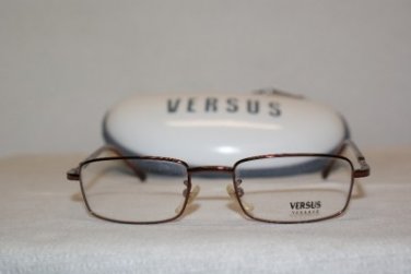 Brand New Versus B45 Shiny Burgundy 64M Eyeglasses: Mod. B45 48-18 & Case
