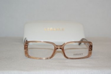 Brand New Versace 3128-B Peach 51-16 Eyeglasses: Mod. 3128-B & Case