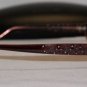 New Calvin Klein Eyeglass Mod. 668 Col. Wine (142) W/STONES! 53-15-130 & Case